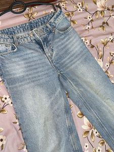 Light Wash Wide Leg Jeans