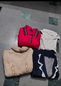 winter combo sweater dresses warm 3