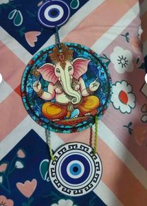 Ganesha Evil Eye Wall Hanging Decor
