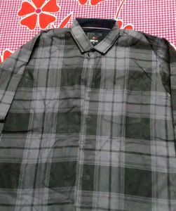 Men's Grey Plain Long Sleeve Shirt