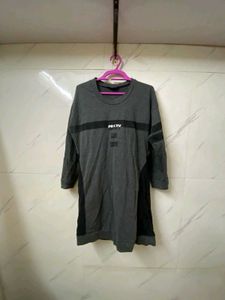 Black Long Tshirt Dress