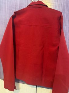 Red Button-Up Jacket