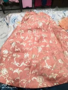 Embellished Peach lehnga