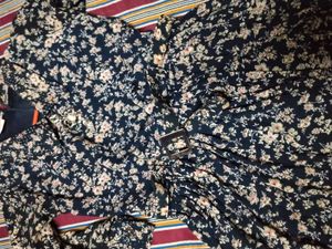 Vintage Floral Midi Dress