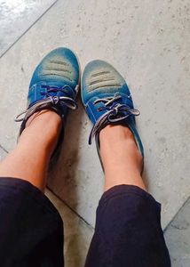 Blue Denim Casual Shoes