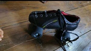 Black Leather Roller Skates For Men &amp; Women