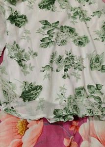 green casual top for women