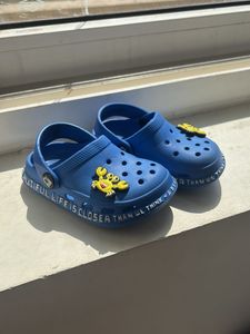 Kids Blue Crocs with Charms