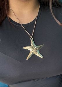 Gold Starfish Pendant Necklace ✨