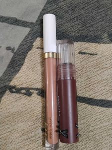2x Matte Lipsticks - Nude &amp; Brown