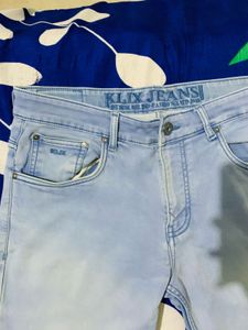 Men's Light Blue Slim Fit Jeans