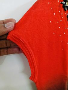 Ombre Embellished T-Shirt