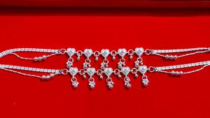 Dsa pure silver anklet