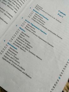 Mathematics Textbook for Class XII Part 1 &amp; 2