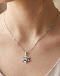 Snowflake Pendant Necklace