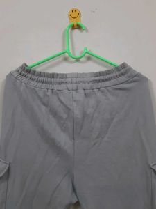 Grey Cargo Joggers