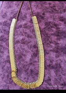 Gold Tone Coin Necklace