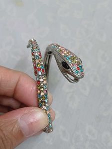 Sparkling Snake Bangle Bracelet