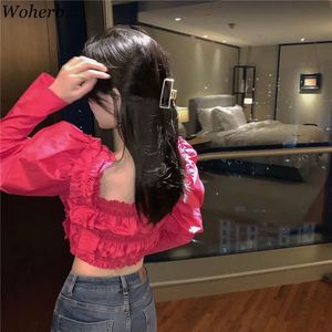 Chic Pink Puff Sleeve Smocked Top