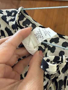 H&amp;M Leopard Print Long Sleeve Dress