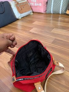 Ralph Lauren Polo Jeans Co. mini duffle/barrel bag