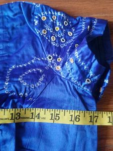Gajji silk bandhni chaniya choli/lehenga choli