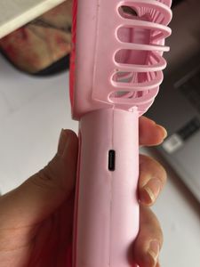 Cute Pink Mini Handheld Fan