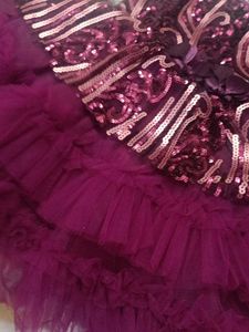 Elegant Plum Party Dress
