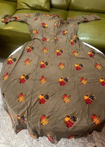 Ethnic Printed gown