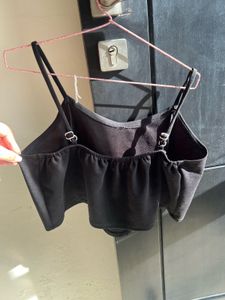 Sleek Black Corset Top