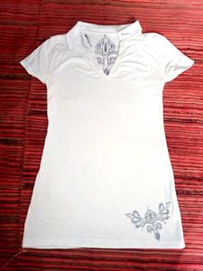 New White Girl's T Shirt