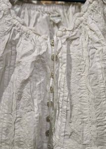White Puff Sleeve Blouse