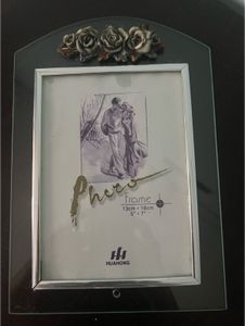 Elegant Rose Accent Photo Frame