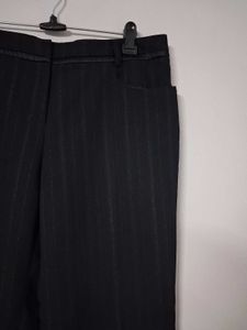 Pinstripe Wide Leg Pants