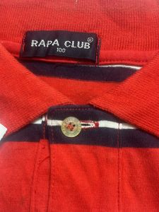 POLO-RAPA CLUB Red Collar Shirt – Bold &amp; Confident