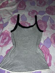 Y2k Striped Camisole Tank Top