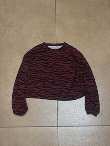 Trendy Tiger Print Cropped Top