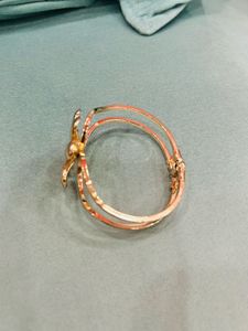 Flower Design Cuff Bracelet