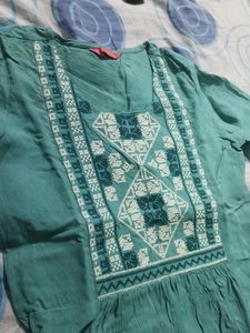 Sea Green Kurtha