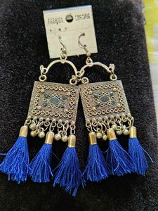 Oxidised Tussal EarRing New