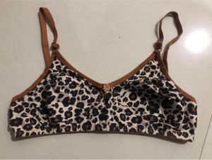 leopard printed bra