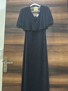 Sparkly Black Maxi Dress