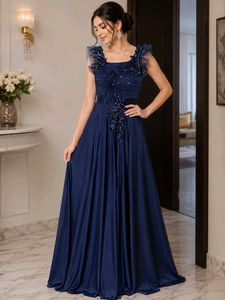 Elegant Navy Blue Ethnic Gown