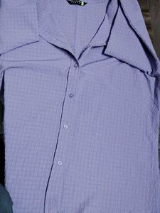 Textured Button-Up shirt for women