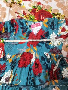 New Floral Print Kurta Set with Dupatta