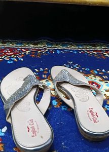 Sparkling Embellished Flip Flops Sandals