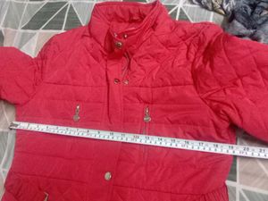 Red Quilted Jacket
