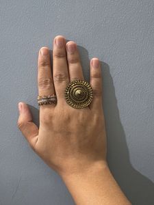 Boho Statement Rings Set