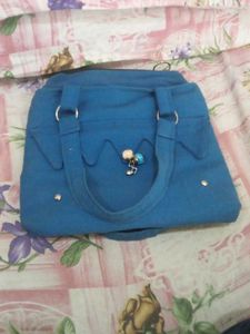 Blue Handbag