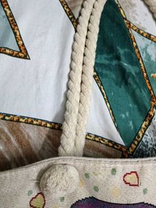 Cute Owl Tapestry Tote Bag